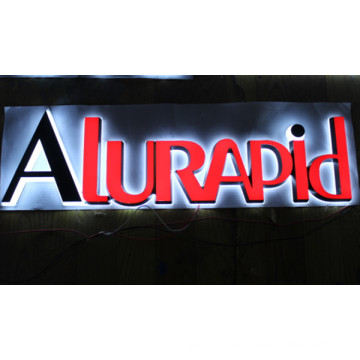 Professional LED Backlit Stainless Steel Channel Letters Signs